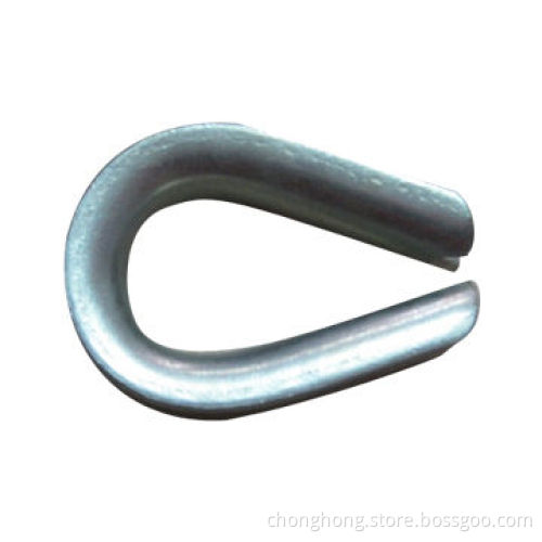 European Commercial Wire Rope Thimble, Made of Stainless Steel AISI304 or AISI316